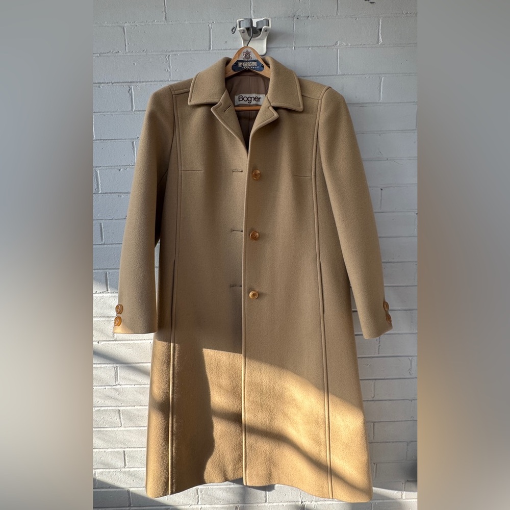 Vintage Bogner Camel Coat